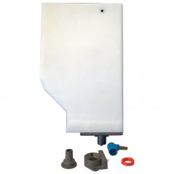 WHITE WATER TANK WITH SENSOR, WITHOUT LID H.247MM