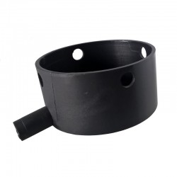 ROUND DRAIN TRAY D.100MM H.50MM, TUBE D.16MM, M8