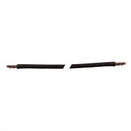 BROWN GLASS/SILICONE WIRE SECTION 2.5MMQ