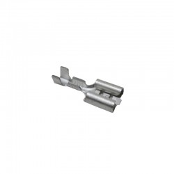 FEMALE FASTON 6,3X0,8MM TINNED BRASS