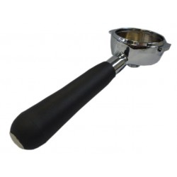 Portfiltru 2 cafele universal, cu maner inclinat 15°, pentru expresor cu grup E61 standard