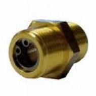 Niplu cu filtru pentru pompe aparate cafea profesionale IN 3/8M, OUT 3/8M 