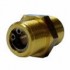 Niplu cu filtru pentru pompe aparate cafea profesionale IN 3/8M, OUT 3/8M 