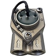 FLOWMETER 1/4 D.1,15, FASTON WITH GND AND LED -GICAR