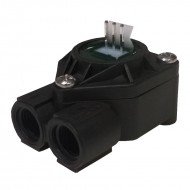 FLOWMETER 71220 FMPL-XC-0C PLASTIC 1/4"G+OUT+LED -NSF CERTIFIED