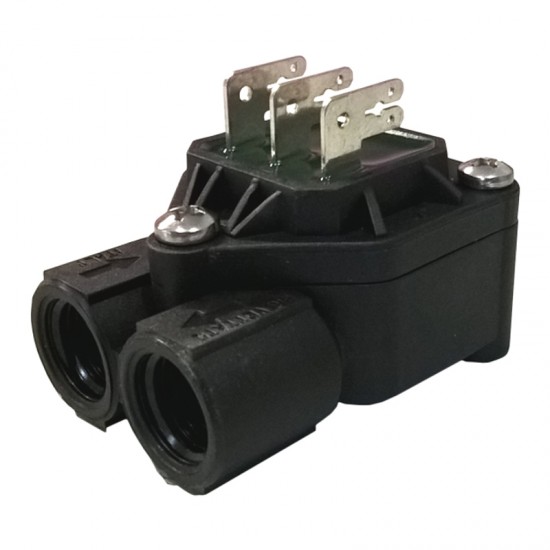 FLOWMETER 71220 PLASTIC 1/4"G+OUT FASTON 6,3 -NSF CERTIFIED