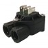FLOWMETER 71220 PLASTIC 1/4"G+OUT FASTON 6,3 -NSF CERTIFIED