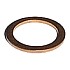 FLAT COPPER GASKET 28x24x1MM