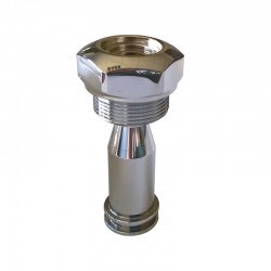 E61 COMPLETE UPPER SLEEVE -CHROME LEAD FREE BRASS