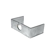 CHROMED MANOMETER FIXING BRACKET DIA 50