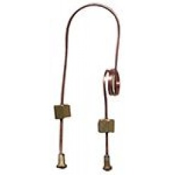COPPER CAPILLARY L.500 MM D.0,9X2 SPIRAL 1/8F 1/8F