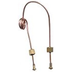 COPPER CAPILLARY L.500 MM D.1,27X2,5 SPIRAL 1/8F 1/8F