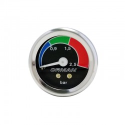 BOILER MANOMETER D.40 0-2.5 BAR