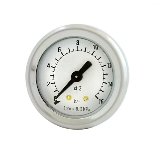 SINGLE SCALE BEZZERA MANOMETER 0-16