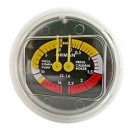 BOILER PUMP MANOMETER D.63 0-2.5/0-16 BAR