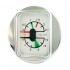 BRASILIA PORTOFINO MANOMETER D/SCALE HORIZONTAL, METAL BOX
