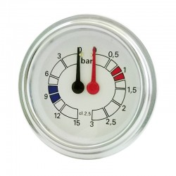BOILER PUMP MANOMETER D.59 0-3/0-15 BAR