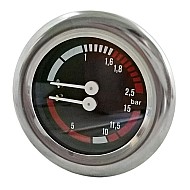 ceas - manometru cu scala dubla-presiune pompa si boiler - pentru expresor CIMBALI M20 