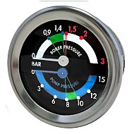 ECM MANOMETER DOUBLE SCALE WITH BRACKET
