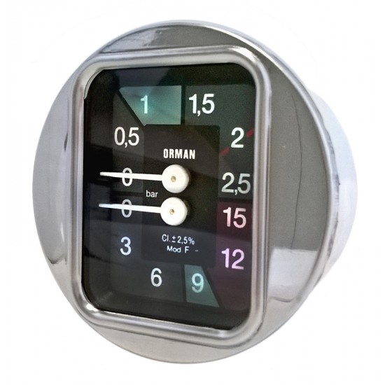 FAEMA STAR TRONIC DOUBLE SCALE MANOMETER