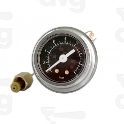 MANOMETER ISOMAC G1/8 CIL. BLACK
