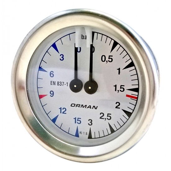  MAGISTER DOUBLE SCALE MANOMETER