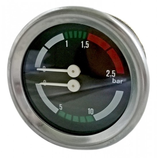 PAVONI DOUBLE SCALE MANOMETER