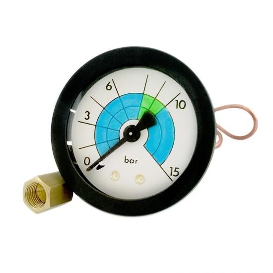 VIBIEMME MANOMETER 0-15 WITH CAPYLLAR