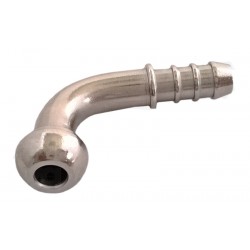 S. STEEL FLEX PIPE FLAT ELBOW 3/8 90°