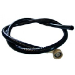 BLACK DRAIN HOSE INT. DIA 14 mm WITH 3/4F ELBOW L=cm 150