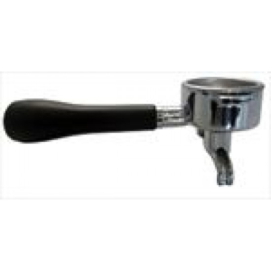 PORTAFILTER WEGA CONCEPT WITH ORIGINAL HANDLE AND CHROME PLUG COMPLETE WITH SINGLE WAY SPOU
