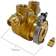 pompa rotativa pentru masini de cafea automate,dimensiuni reduse , FLUID-O-TECH , Lungime = 60mm ,100 L/ ORA