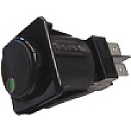 intrerupator - buton on/off pentru grup expresor cafea FAEMA ,negru cu semnal rosu / verde , 230V