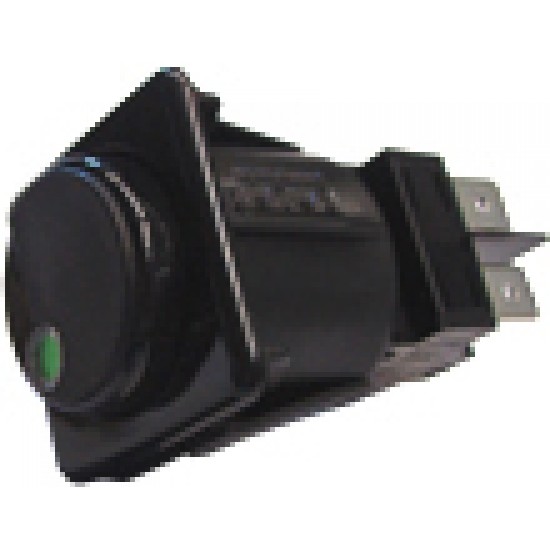 intrerupator - buton on/off pentru grup expresor cafea FAEMA ,negru cu semnal rosu / verde , 230V