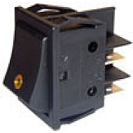 ORANGE PILOT LIGHT BIPOLAR SWITCH