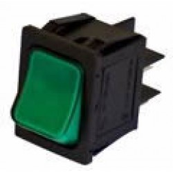 GREEN ROCKER SWITCH