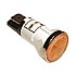 ORANGE PILOT LIGHT 220V W/FASTON