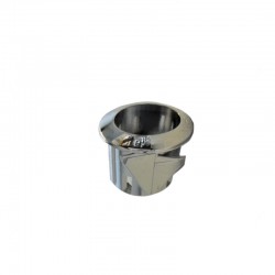 SUPPORT OVAL SILVER BUTTON