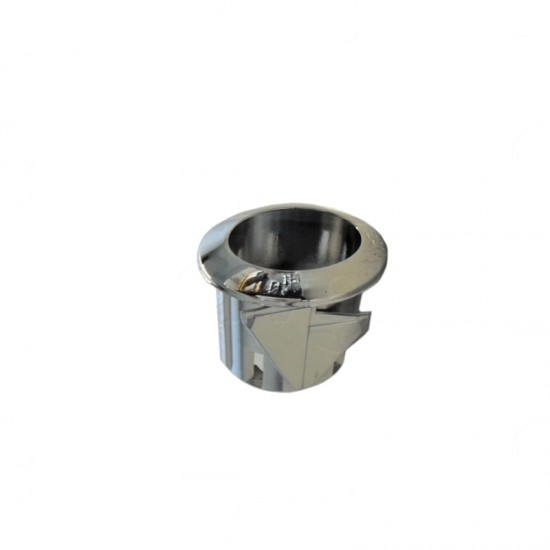 SUPPORT OVAL SILVER BUTTON