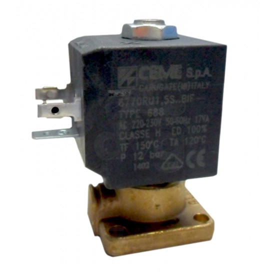 CEME SOLENOID VALVE 2 WAYS BASE MOUNTING 220-230V/ 50-60Hz 9W DN1,5 VITON