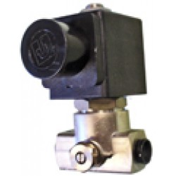 LUCIFER SOLENOID VALVE 2 WAYS 1/8 1/8 WITH FLOW REGULATION 220/240V 50/60 Hz