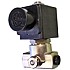 LUCIFER SOLENOID VALVE 2 WAYS 1/8 1/8 WITH FLOW REGULATION 220/240V 50/60 Hz