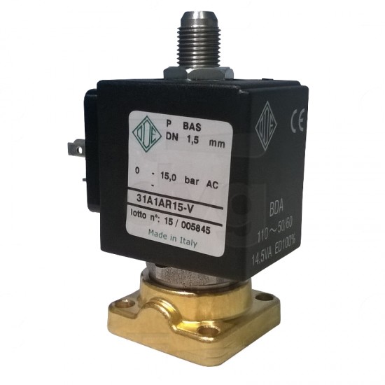 ODE SOLENOID VALVE 3 WAYS 110V 50/60HZ 14,5VA
