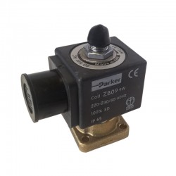 electrovalva Parker  3 cai pentru grup aparat cafea, 110V 50/60Hz, CONICAL