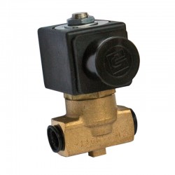 Electrovalva Parker 2 cai , bobina 230 V, racorduri 1/4,, priza DIN,   230V 50-60Hz 