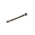 CHROMED HOT WATER TUBE WITHOUT STEM