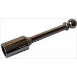 CHROMED HOT WATER PIPE WITH STEM
