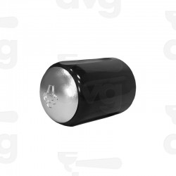 BLACK FAEMA COMPACT STEAM VALVE KNOB W/CHROMED TOP