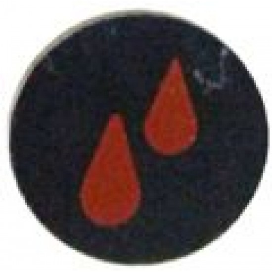 GAGGIA ADHESIVE WATER COLLECTION RED PLATE