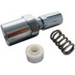 HOT WATER CHROME STEM -ASSEMBLY